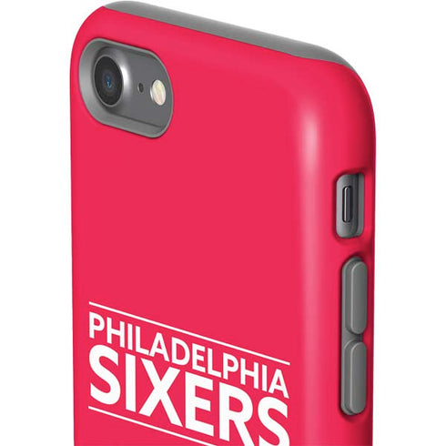 NBA Philadelphia 76ers Standard - Red iPhone SE (2nd & 3rd Gen) Pro Case