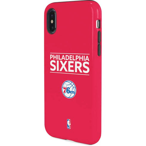 NBA Philadelphia 76ers Standard - Red iPhone X Pro Case