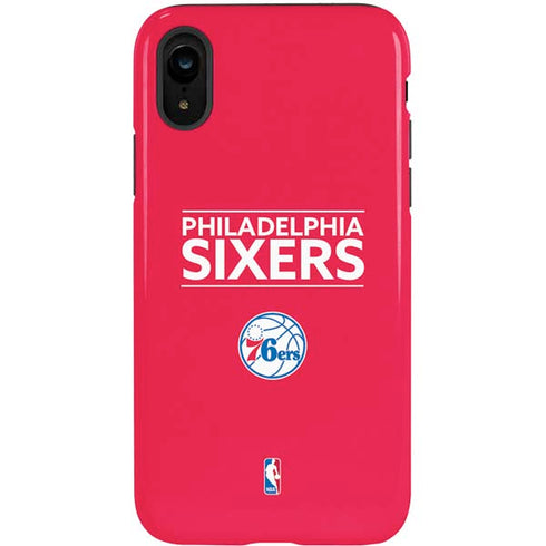 NBA Philadelphia 76ers Standard - Red iPhone XR Pro Case