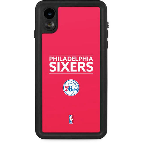 NBA Philadelphia 76ers Standard - Red iPhone XR Waterproof Case