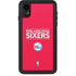 NBA Philadelphia 76ers Standard - Red iPhone XR Waterproof Case