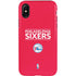 NBA Philadelphia 76ers Standard - Red iPhone XS Pro Case