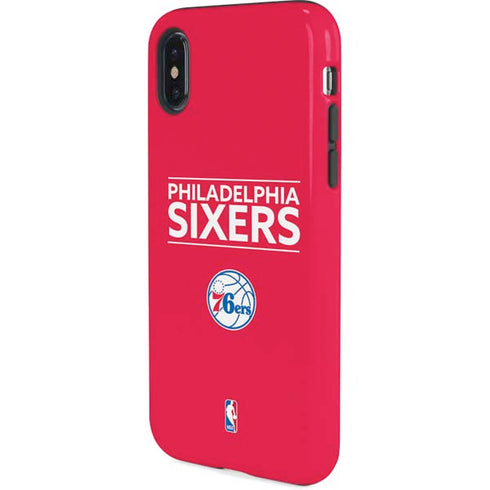 NBA Philadelphia 76ers Standard - Red iPhone XS Pro Case