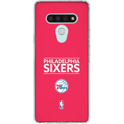 NBA Philadelphia 76ers Standard - Red LG Stylo 6 Clear Case