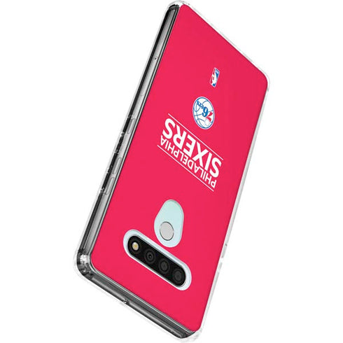 NBA Philadelphia 76ers Standard - Red LG Stylo 6 Clear Case