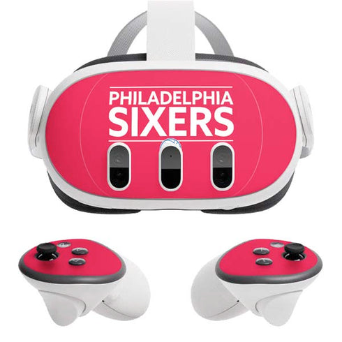 NBA Philadelphia 76ers Standard - Red Meta Quest 3 Skin