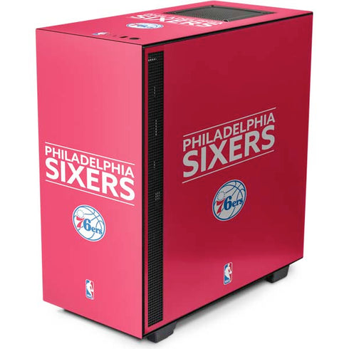 NBA Philadelphia 76ers Standard - Red NZXT H510 Compact ATX Mid-Tower Case Skin