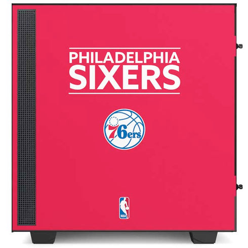 NBA Philadelphia 76ers Standard - Red NZXT H510 Compact ATX Mid-Tower Case Skin