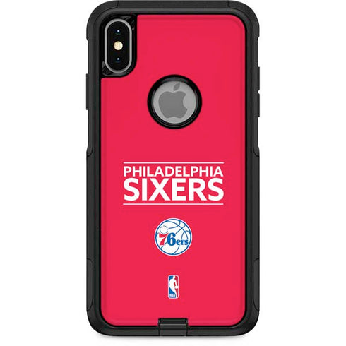 NBA Philadelphia 76ers Standard - Red Otterbox Commuter iPhone Skin