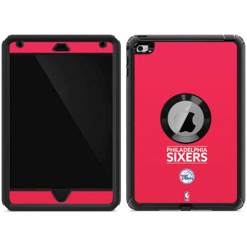 NBA Philadelphia 76ers Standard - Red Otterbox Defender iPad Skin