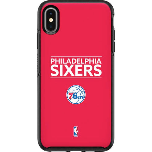 NBA Philadelphia 76ers Standard - Red Otterbox Symmetry iPhone Skin