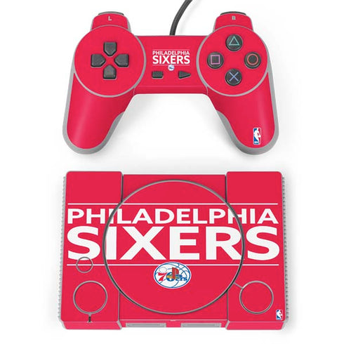 NBA Philadelphia 76ers Standard - Red PlayStation Classic Bundle Skin