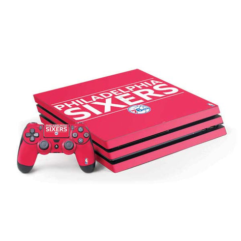 NBA Philadelphia 76ers Standard - Red PS4 Pro Bundle Skin