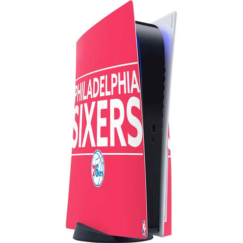 NBA Philadelphia 76ers Standard - Red PS5 Console Skin
