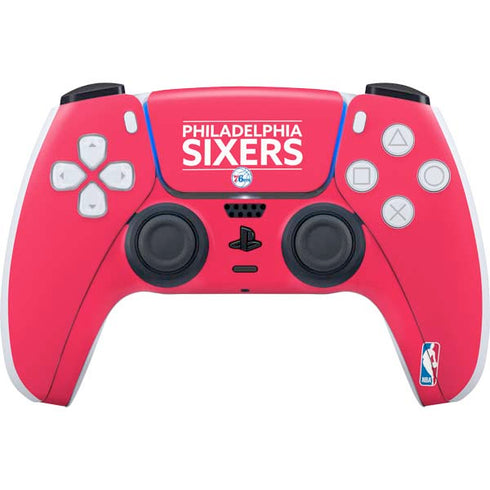 NBA Philadelphia 76ers Standard - Red PS5 Controller Skin
