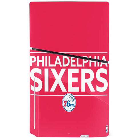 NBA Philadelphia 76ers Standard - Red PS5 Slim Disk Bundle Skin