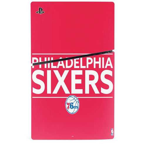 NBA Philadelphia 76ers Standard - Red PS5 Slim Digital Edition Bundle Skin