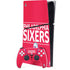 NBA Philadelphia 76ers Standard - Red PS5 Slim Digital Edition Console Skin