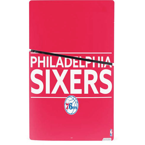 NBA Philadelphia 76ers Standard - Red PS5 Slim Digital Edition Console Skin