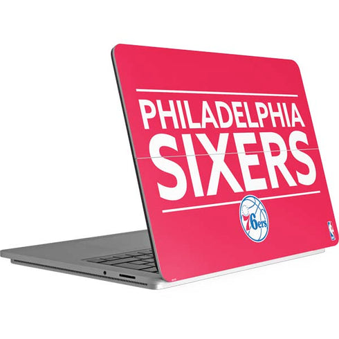 NBA Philadelphia 76ers Standard - Red Surface Laptop Studio Skin
