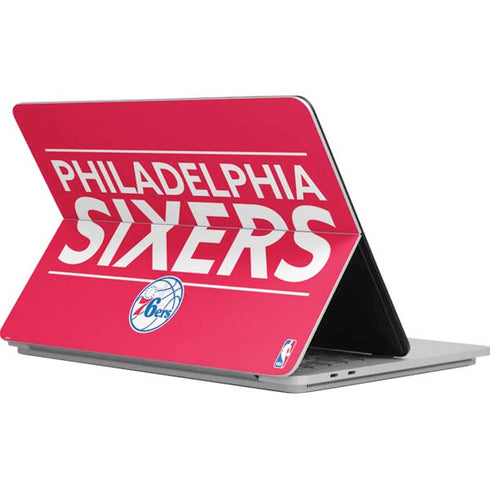 NBA Philadelphia 76ers Standard - Red Surface Laptop Studio Skin