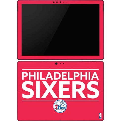 NBA Philadelphia 76ers Standard - Red Surface Pro 6 Skin
