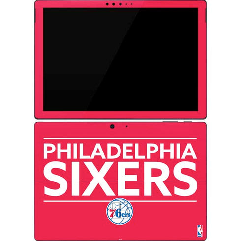 NBA Philadelphia 76ers Standard - Red Surface Pro 7 Skin