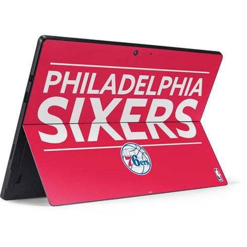 NBA Philadelphia 76ers Standard - Red Surface Pro 7 Skin