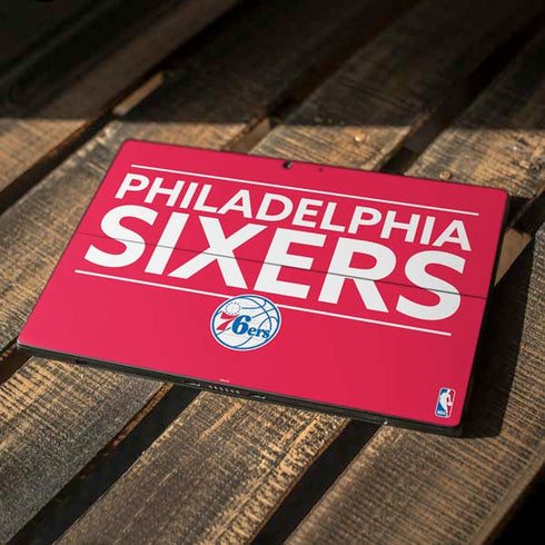 NBA Philadelphia 76ers Standard - Red Surface Pro 7 Skin