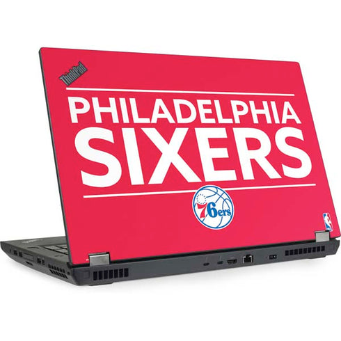 NBA Philadelphia 76ers Standard - Red Lenovo ThinkPad Skin
