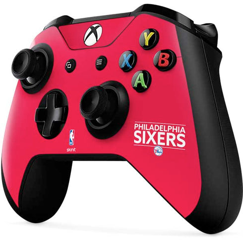 NBA Philadelphia 76ers Standard - Red Xbox One X Controller Skin