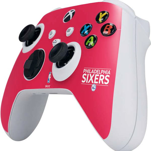 NBA Philadelphia 76ers Standard - Red Xbox Series S Controller Skin