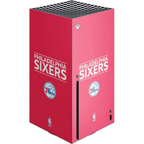 NBA Philadelphia 76ers Standard - Red Xbox Series X Console Skin
