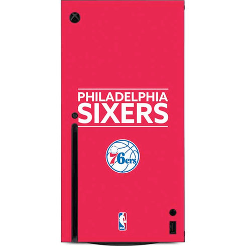 NBA Philadelphia 76ers Standard - Red Xbox Series X Console Skin