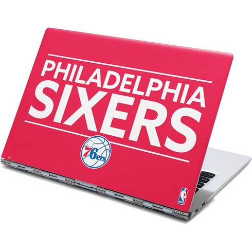 NBA Philadelphia 76ers Standard - Red Yoga 910 2-in-1 14in Touch-Screen Skin