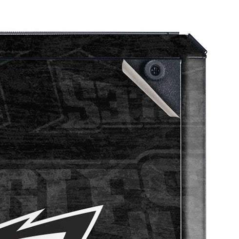 NFL Philadelphia Eagles Black & White Cooler Master MasterBox Q300L Mini Tower Skin