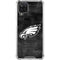NFL Philadelphia Eagles Black & White Galaxy A12 Clear Case