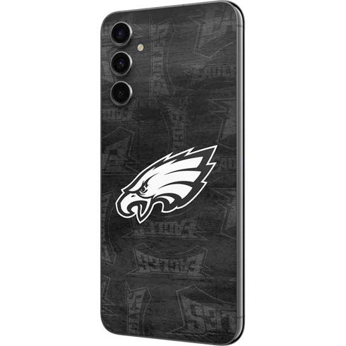 NFL Philadelphia Eagles Black & White Galaxy A14 5G Skin