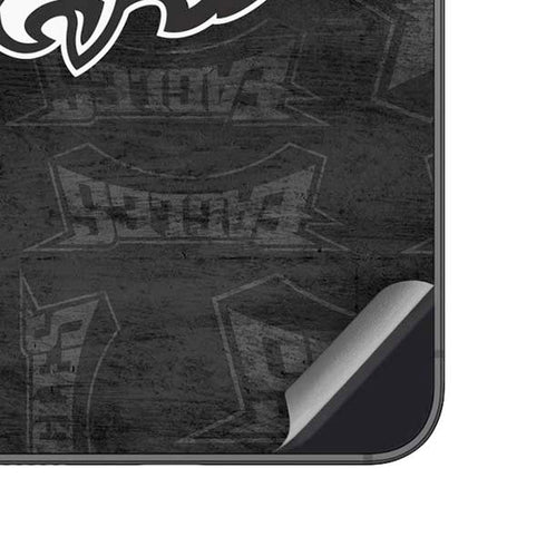 NFL Philadelphia Eagles Black & White Galaxy A14 5G Skin