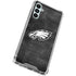 NFL Philadelphia Eagles Black & White Galaxy A15 5G Clear Case