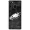 NFL Philadelphia Eagles Black & White Galaxy A21 Clear Case