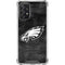 NFL Philadelphia Eagles Black & White Galaxy A72 5G Clear Case