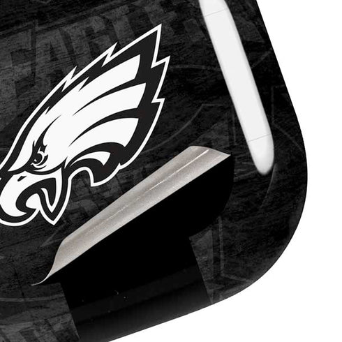 NFL Philadelphia Eagles Black & White Galaxy Buds Pro Skin