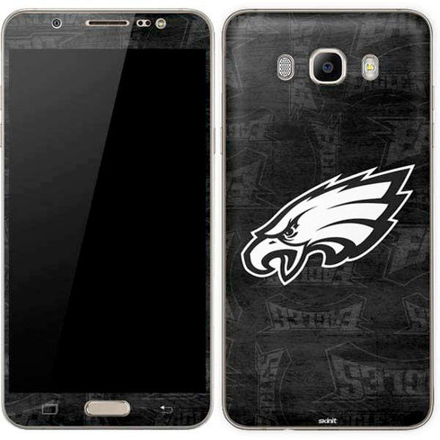 NFL Philadelphia Eagles Black & White Galaxy J7 Skin