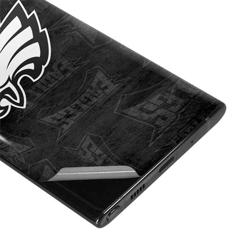 NFL Philadelphia Eagles Black & White Galaxy Note 10 Skin