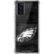 NFL Philadelphia Eagles Black & White Galaxy Note20 5G Clear Case