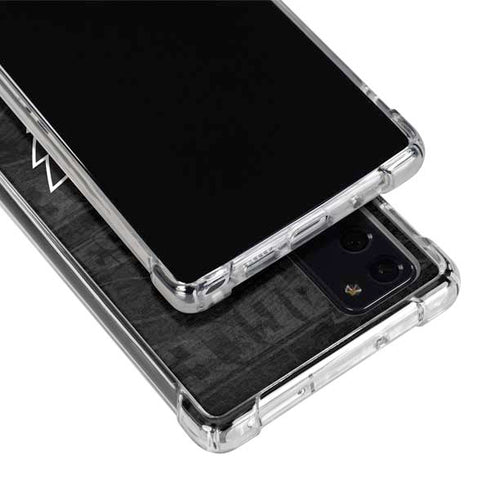NFL Philadelphia Eagles Black & White Galaxy Note20 5G Clear Case