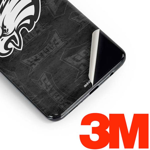 NFL Philadelphia Eagles Black & White Galaxy S10 Skin