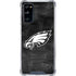 NFL Philadelphia Eagles Black & White Galaxy S20 FE Clear Case