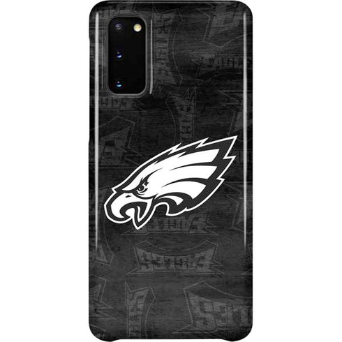 NFL Philadelphia Eagles Black & White Galaxy S20 Lite Case